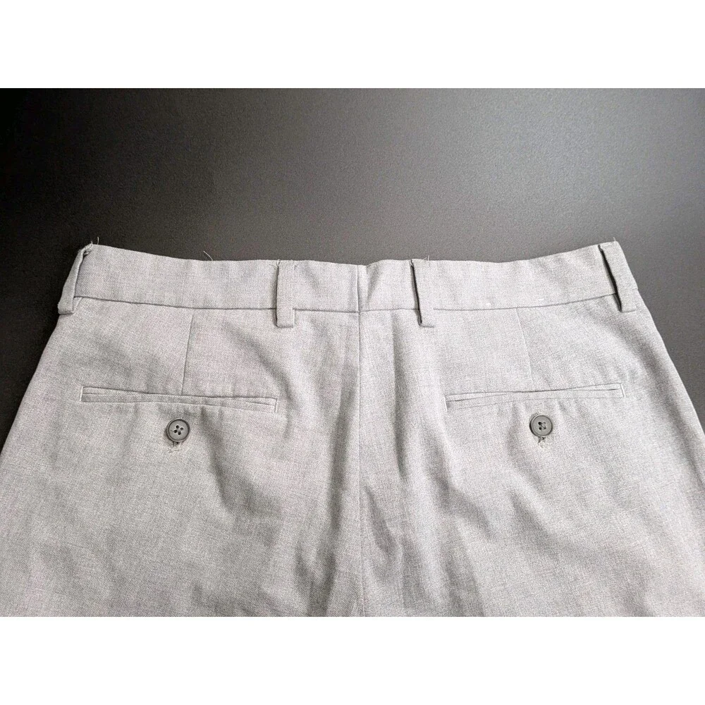 Express‎ Slim Knit Trousers Dress Pants Gray Men's 30x30 (Tag 30/32)